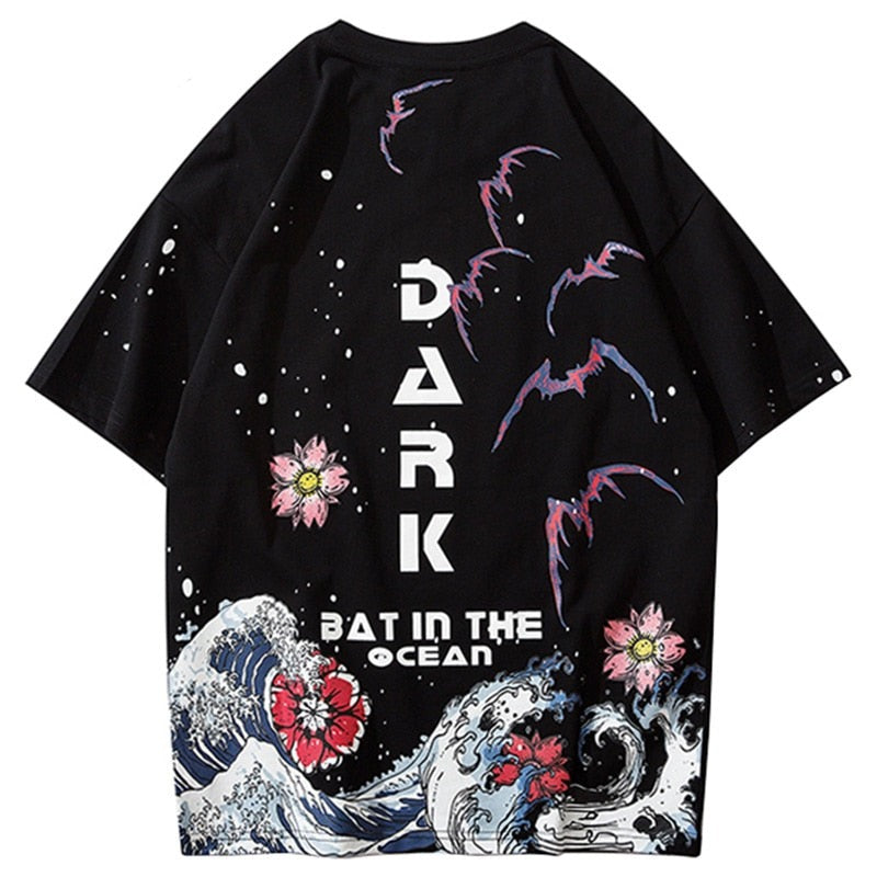 "Dark Skies" Unisex Men Women Streetwear Graphic T-Shirt Daulet Apparel