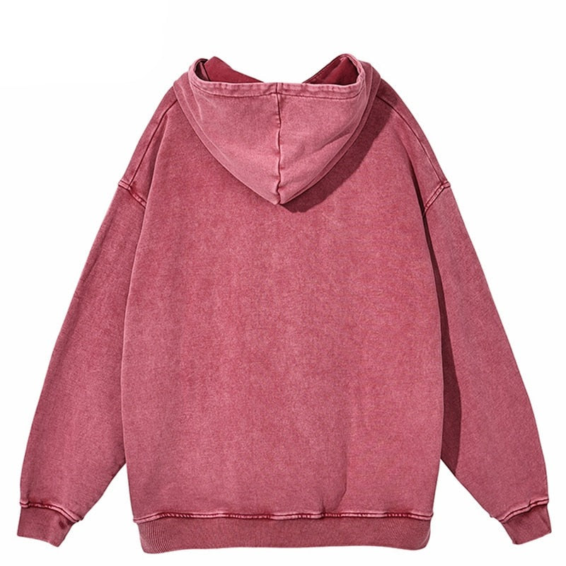 "Washed Away" Unisex Men Women Streetwear Graphic Hoodie Daulet Apparel