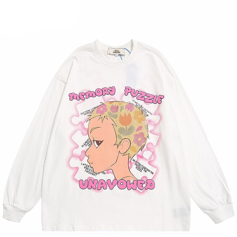 "Unfavored" Unisex Men Women Streetwear Graphic Sweatshirt Daulet Apparel