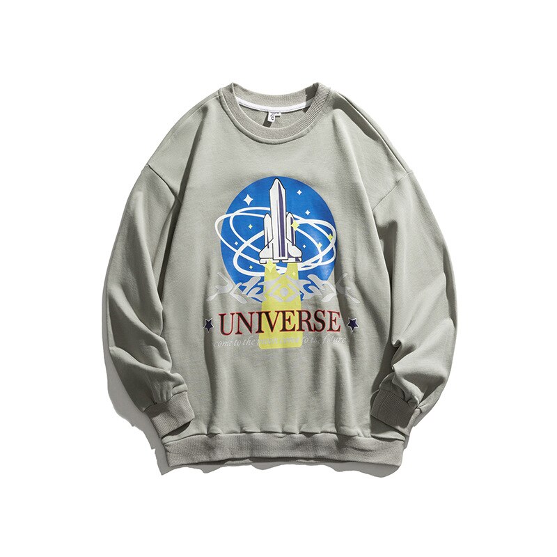 "Universe" Unisex Men Women Streetwear Graphic Sweatshirt Daulet Apparel