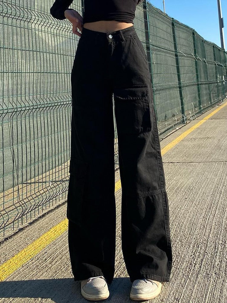 "Rebel" Unisex Men Women Streetwear Denim Pants Daulet Apparel