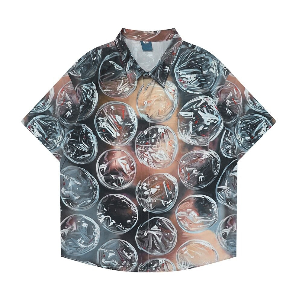 "Bubble Head" Unisex Men Women Streetwear Graphic Shirt Daulet Apparel