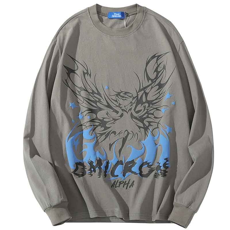 "Bankroll" Unisex Men Women Streetwear Graphic Sweatshirt Daulet Apparel