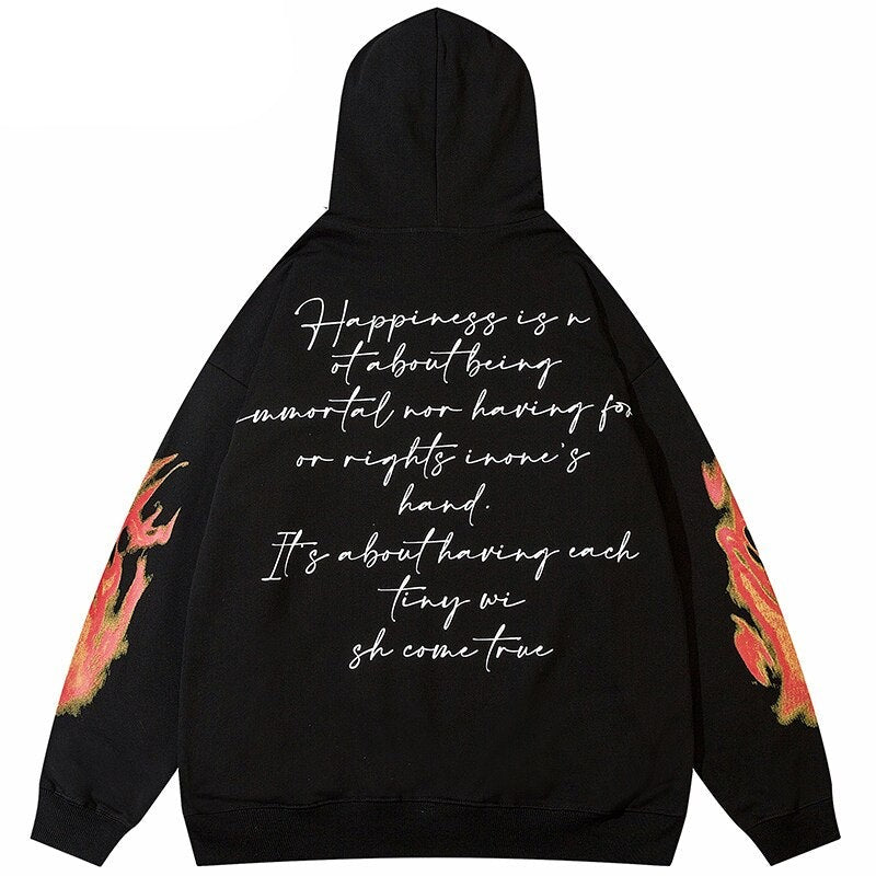 "Righteous" Unisex Men Women Streetwear Graphic Hoodie Daulet Apparel