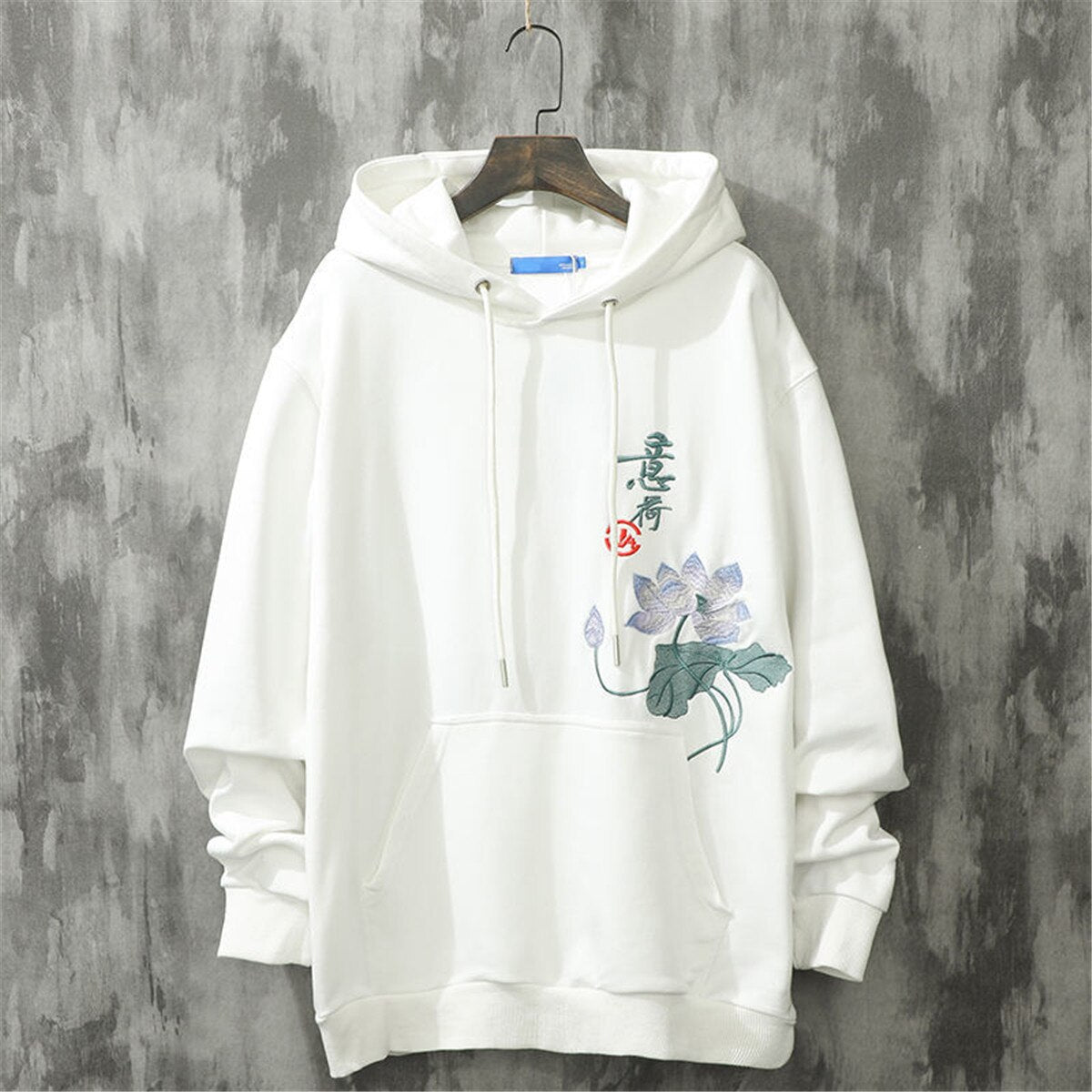 Black Harajuku Embroidery Hoodie Casual Cartoon Bird Sweatshirt Streetwear Autumn High Street Japan Ulzzang Male Cool Tops Boys Daulet Apparel