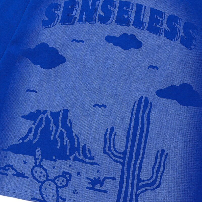 "No Sense" Unisex Men Women Streetwear Graphic Sweatshirt Daulet Apparel
