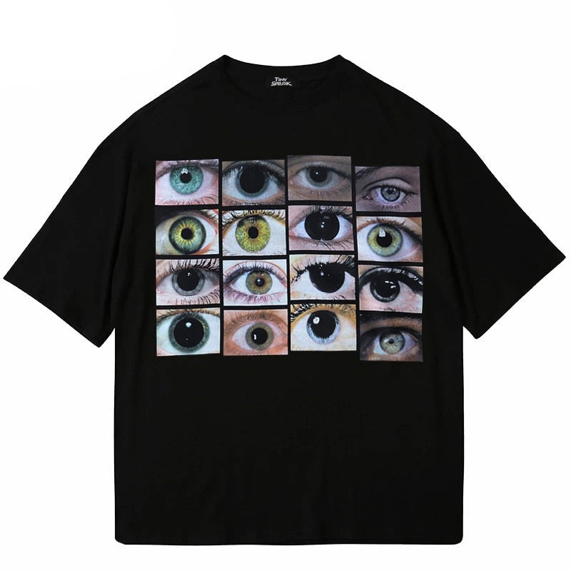 "All Eyez On You" Unisex Graphic Streetwear T-Shirt Daulet Apparel
