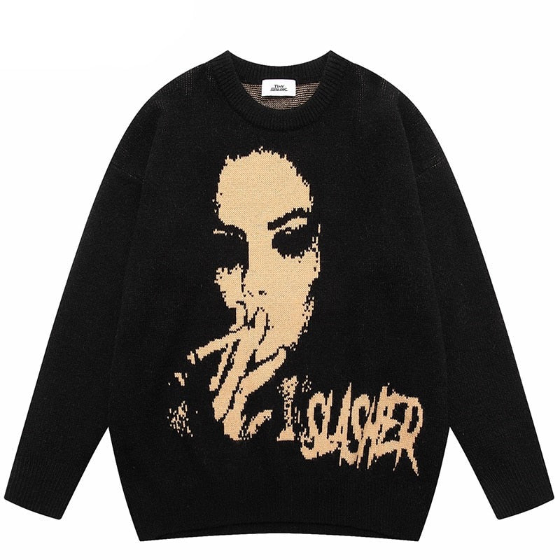 "Just A Looser" Unisex Men Women Streetwear Graphic Sweater Daulet Apparel