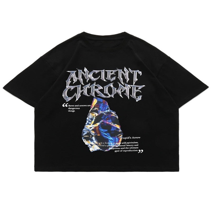 "Ancient Castle" Unisex Streetwear Men Women Graphic T-Shirt Daulet Apparel