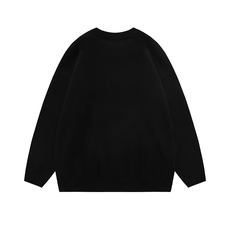 "Shadow Patch" Unisex Men Women Streetwear Graphic Sweater Daulet Apparel