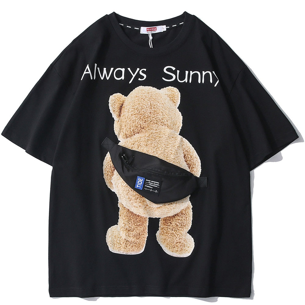 "Always Sunny" Unisex Streetwear Men Women Graphic T-Shirt Daulet Apparel