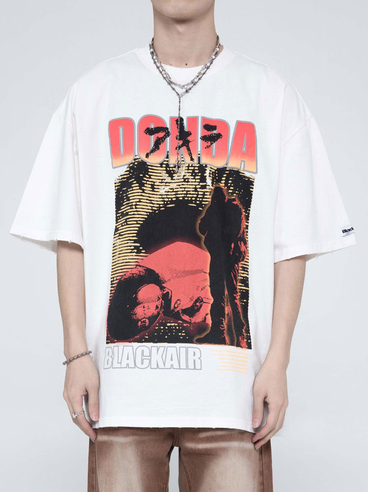 "Donda" Men Women Streetwear Unisex Graphic T-Shirt Daulet Apparel