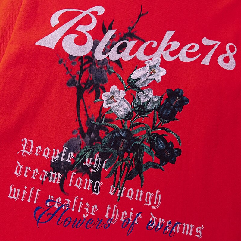 "Black Roses" Unisex Men Women Streetwear Graphic Sweatshirt Daulet Apparel