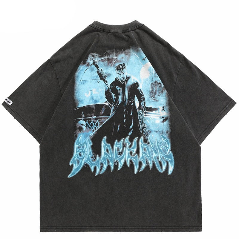 "Ice Cold" Unisex Men Women Streetwear Graphic T-Shirt Daulet Apparel