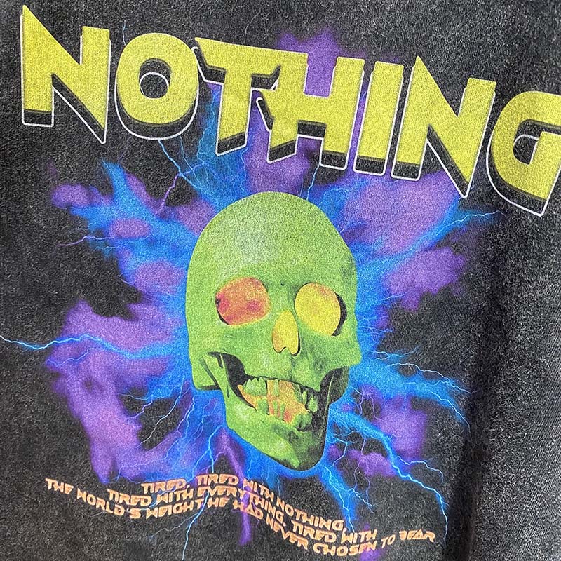 "Nothing Nowhere" Unisex Men Women Streetwear Graphic T-Shirt Daulet Apparel