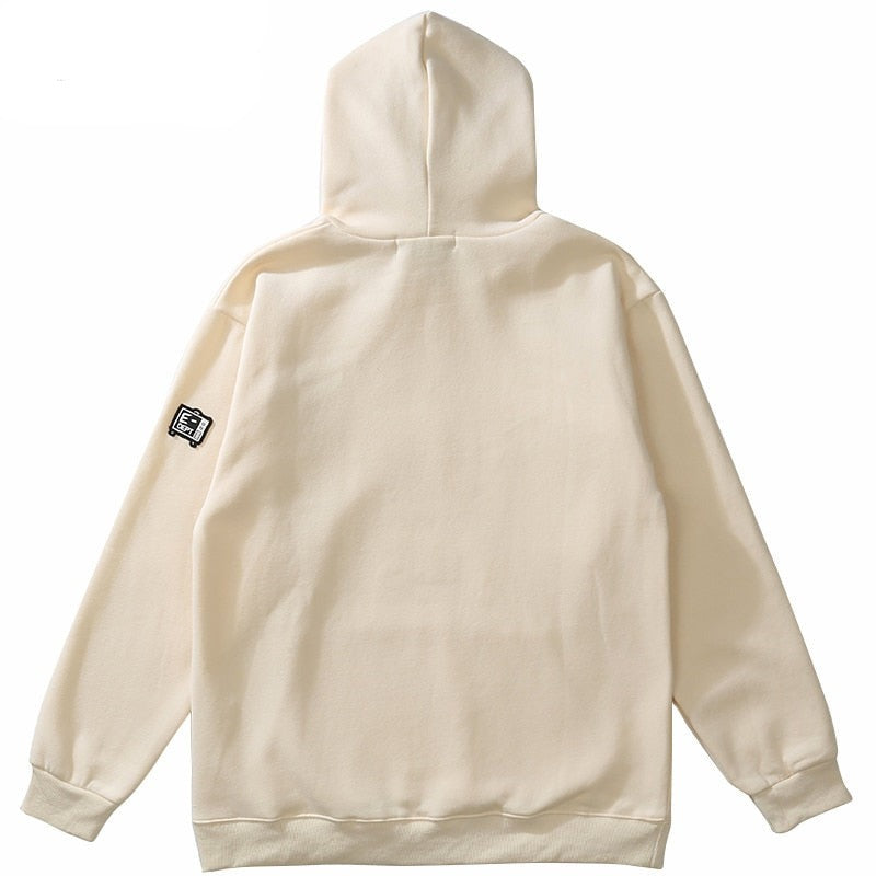 "Catch The Falling" Unisex Men Women Streetwear Graphic Hoodie Daulet Apparel