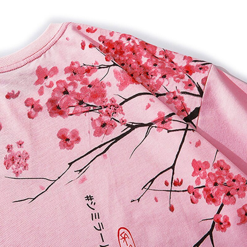 "Pink Tree" Unisex Men Women Streetwear Graphic T-Shirt Daulet Apparel