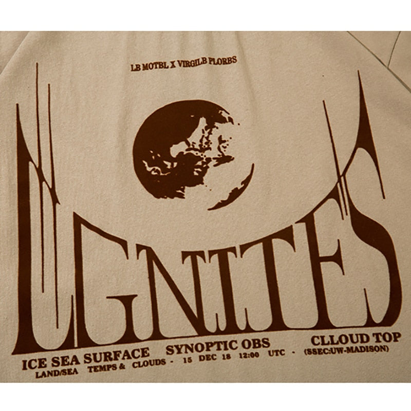 "Ignite" Unisex Men Women Streetwear Graphic T-Shirt Daulet Apparel
