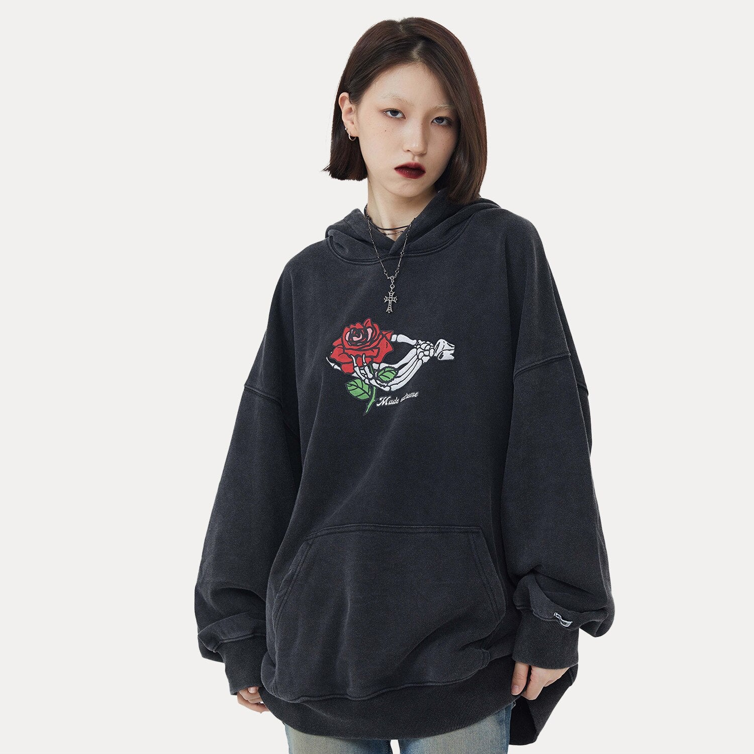 "Dead Rose" Unisex Men Women Streetwear Graphic Hoodie Daulet Apparel