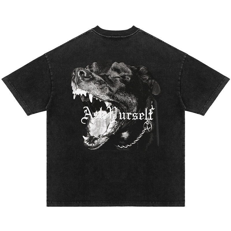 "Cursed" Unisex Men Women Streetwear Graphic T-Shirt Daulet Apparel