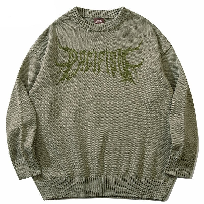 "Pacific Rising" Unisex Men Women Streetwear Graphic Sweater Daulet Apparel