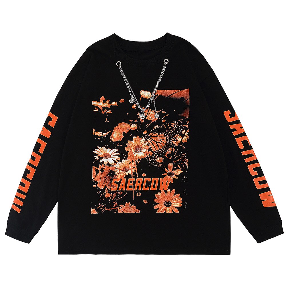 "Scarecrow" Unisex Men Women Streetwear Graphic Sweatshirt Daulet Apparel