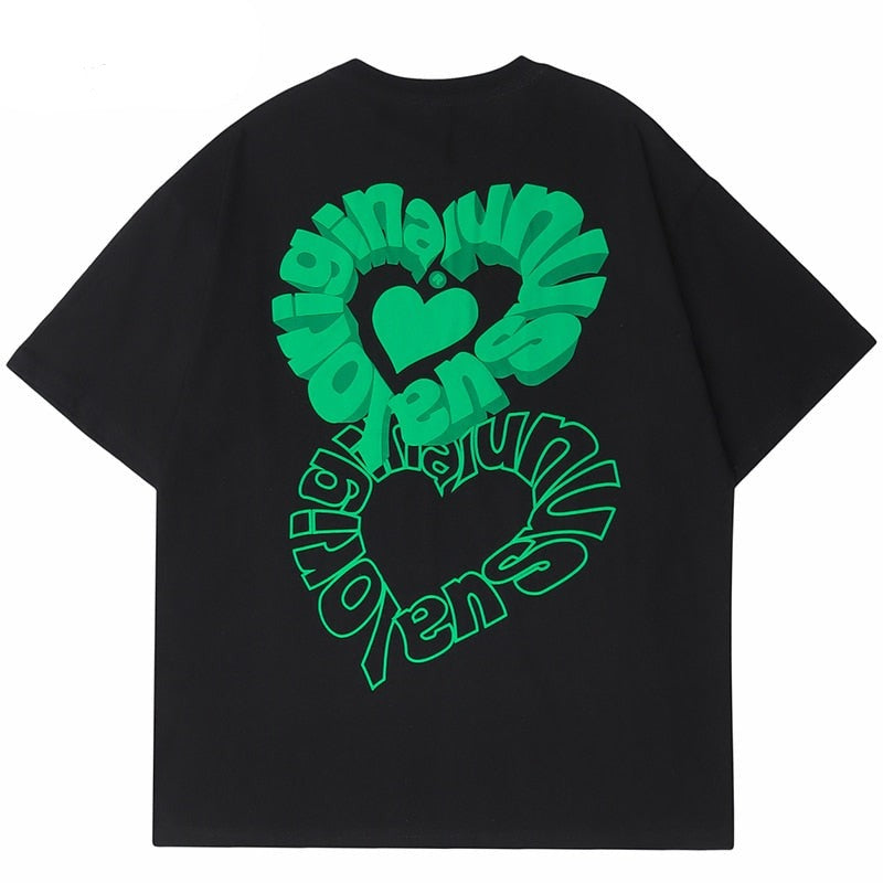 "Green Day" Unisex Men Women Streetwear Graphic T-Shirt Daulet Apparel