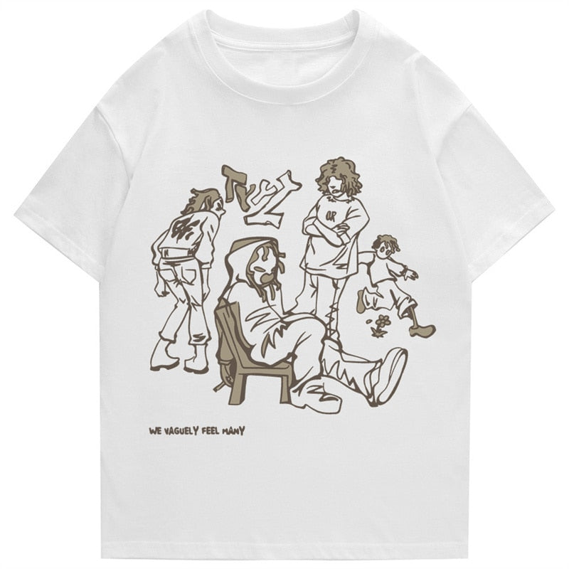 “Energies” Men Women Streetwear Unisex Graphic T-Shirt Daulet Apparel
