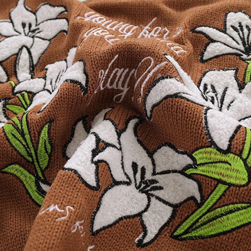 "Ground Up" Unisex Men Women Streetwear Graphic Sweater Daulet Apparel