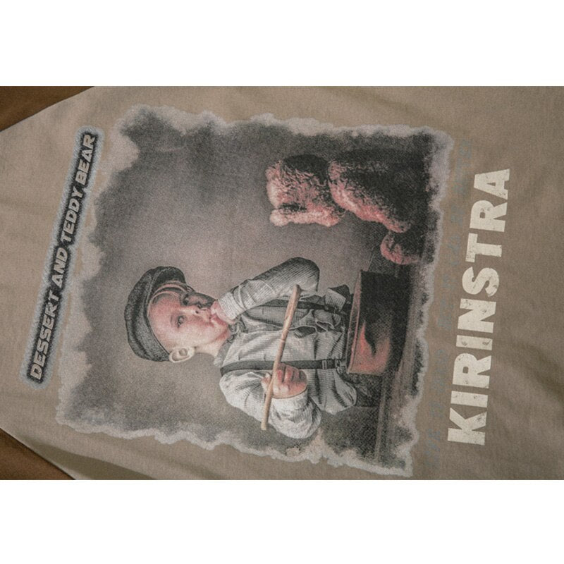 "Little Love" Unisex Men Women Streetwear Graphic Sweatshirt Daulet Apparel