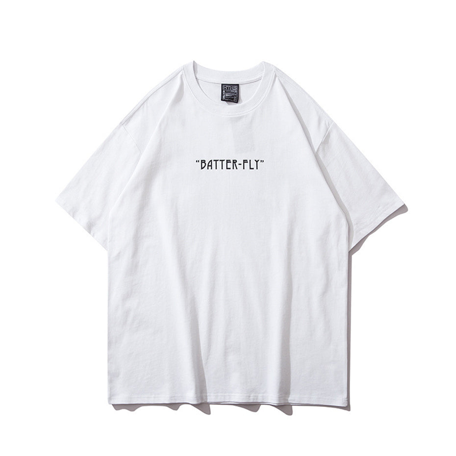 "Butterfly" Unisex Men Women Streetwear Graphic T-Shirt Daulet Apparel