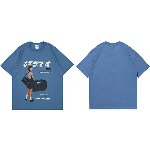 "Tokyo Drift" Unisex Men Women Streetwear Graphic T-Shirt Daulet Apparel