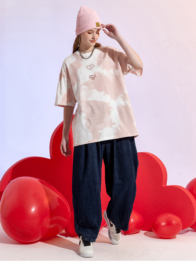 "White Days" Unisex Men Women Streetwear Graphic T-Shirt Daulet Apparel