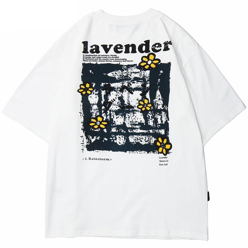 "Garden" Unisex Men Women Streetwear Graphic T-Shirt Daulet Apparel